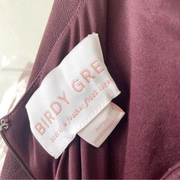 Birdy Grey Alex Dress in Crepe Cabernet L NWT - Picture 8 of 10